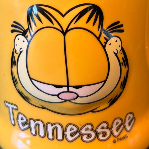 GARFIELD Tennessee Ceramic Mug THE VOLUNTEER STATE ~ PAWS ~ Jim Davis ~ Comics - Picture 2 of 10